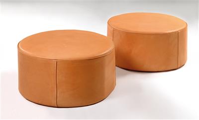 A pair of pouffes, Ivan Schlechter, - Design