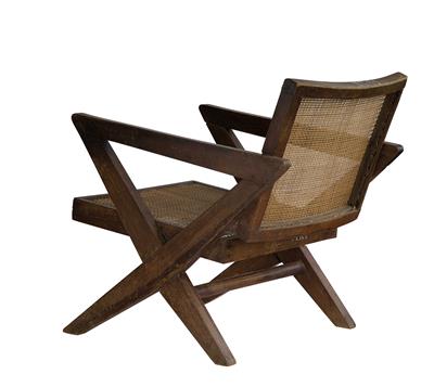 Seltener "Cross easy chair", Entwurf Pierre Jeanneret, - Design