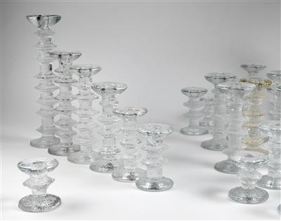 A set of 50 candleholders, designed by Timo Sarpaneva, - Design