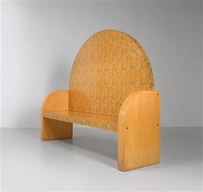 An “Albagia” settee, designed by Gianni Ruffi, - Design