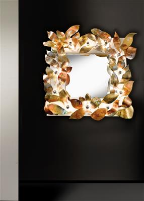 An “Autumn Leaves” illuminated mirror, designed and manufactured by off objects (Albrecht Krafft von Dellmensingen & Susanne Hochstetter), - Design