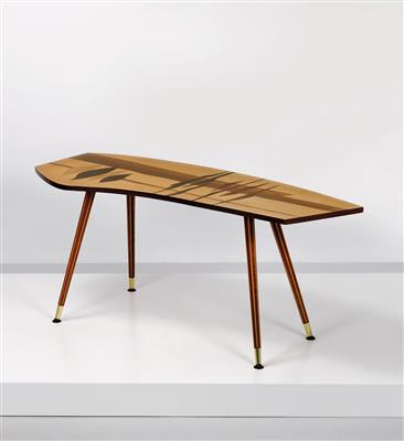 A couch table, Model No. 914, designed and manufactured by Emil & Alfred Pollak, - Design