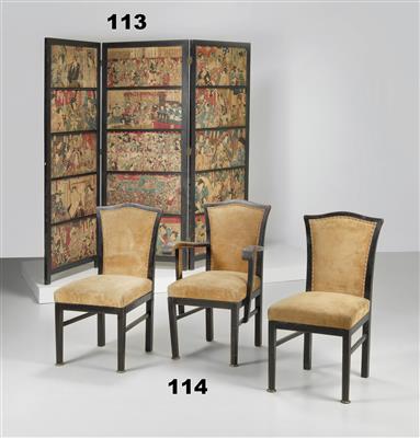 A folding screen, - Design