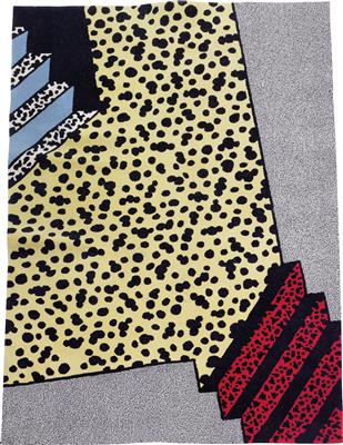 “Stairs” carpet, designed by Ettore Sottsass * - Design