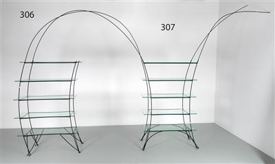 Bookshelf, designed and manufactured by Gruppe B. R. A. N. D. *(Rudolf Weber & Boris Broschardt), - Design