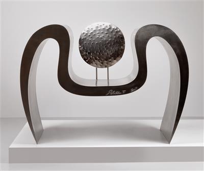 Stainless steel object, model “Hopper“, designed by Friederich Schilcher, - Design