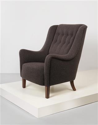 High-back armchair, model AP 9, designed by Nanna and Jørgen Ditzel, - Design