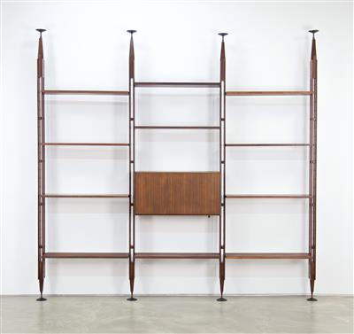 An “LB7” bookcase, designed by Franco Albini, - Design
