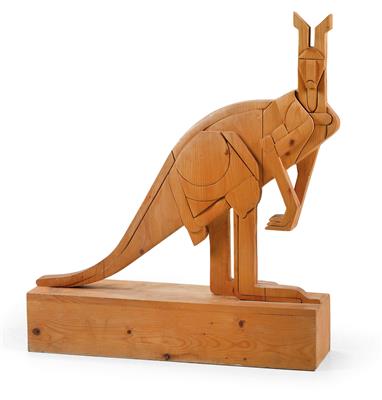 A “Kangaroo” sculpture from the Safari series, Giorgio Rastelli*, - Design