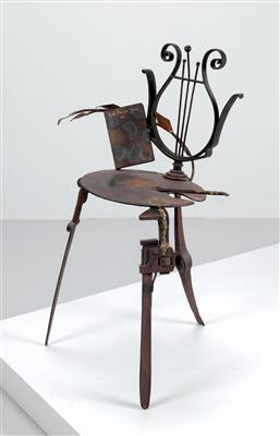 A “Lyre” chair, designed by Mark Brazier-Jones* c. 1986, - Design