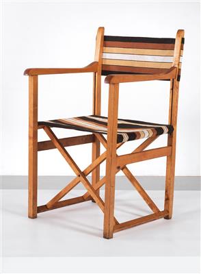 A folding chair from the “co-op interior”, designed by Hannes Mayer 1925/26, - Design