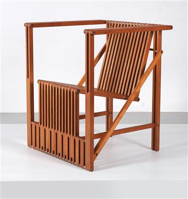 An “Attila” folding chair,designed by Nobert Wangen*, - Design