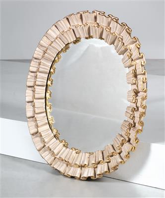 An oval wall mirror S 15, designed by Josef Soulek - Design