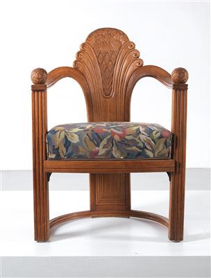 A rare armchair, designed by Otto Prutscher - Design