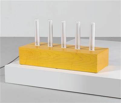 A “Pattica” table lamp from the Mobili Lunghi series, designed by Ettore Sottsass 2000, - Design