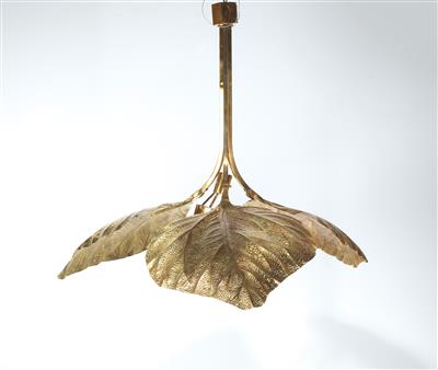 A Leaf ceiling light, designed by Tommaso Barbi, Italy, c. 1970, - Design