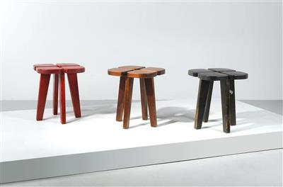 A set of three stools, designed by Lisa Johansson-Pape c. 1965, - Design