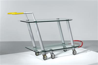 A Hilton serving / tea trolley, designed by Javier Mariscal in 1981, - Design
