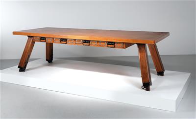 A SchreibBock table, designed and manufactured by Helmut Palla* in 1991, - Design