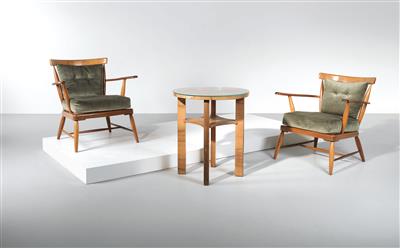 Two armchairs, designed by Anna Lüla Praun, Austria, c. 1960, - Design