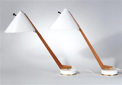 Two table lamps, Model No. B 54, designed by Hans Agne Jakobsson c. 1955, - Design