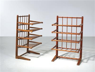 Two newspaper racks / trays, designed by Josef Frank c. 1950, - Design