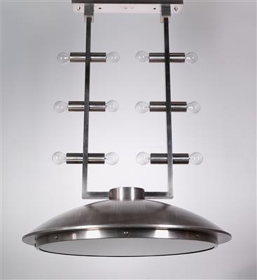 A Functionalist pendant light, Pilsen, Czechoslovakia, c. 1930, - Design