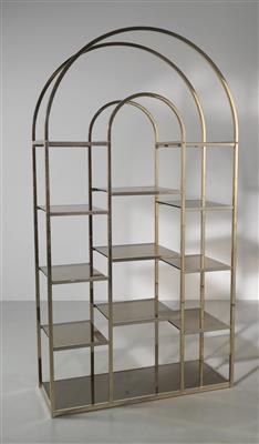 A large wall shelf / room partition, Romeo Rega, Italy, c. 1970, - Design