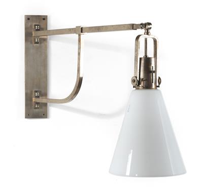 A rare Functionalist wall light, designed by Max Schumacher c. 1920, - Design