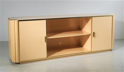 Seltenes Sideboard, Entwurf Alain Delon, Frankreich um 1970, - Design