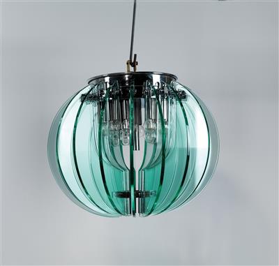 A large hanging lamp, School of Max Ingrand, - Design