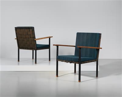 A pair of armchairs, designed by Carl Auböck, Vienna - Design