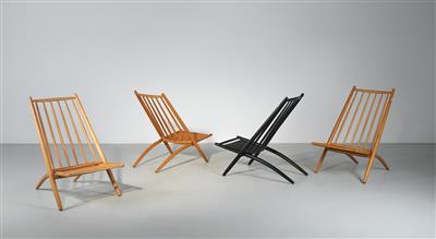 A set of four “Congo” lounge chairs, designed by Ilmari Tapiovaara - Design