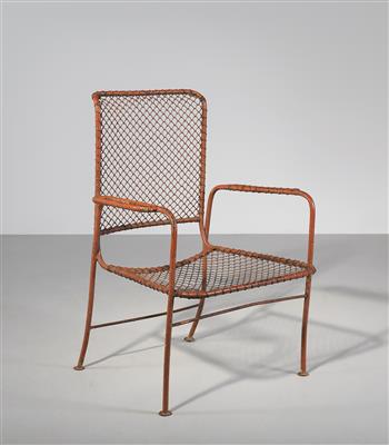 A rare garden chair / armchair, mod. no. 592 / M-WV 448, designed by Josef Frank - Design