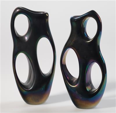 Two “Ansa Volante” vases, designed by Giorgio Ferro - Design