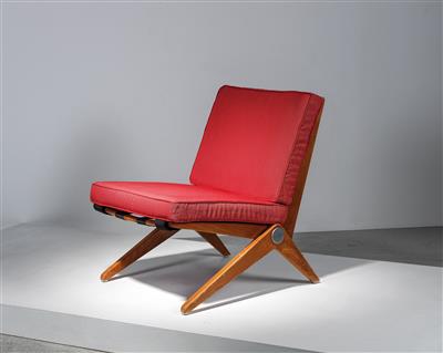 A “scissor” chair mod. no. 92, designed by Pierre Jeanneret - Design