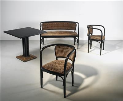 Gustav Siegel, a three-piece seating group, mod. No. 715 - Design