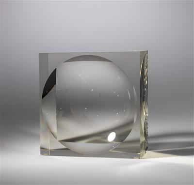 A unique glass object, “Reflection”, designed and manufactured by Milos Balgavy - Design