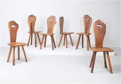 A Set of Six Chairs, Tony McBain, - Design