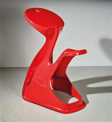 A Pegasus seat sculpture, designed by Günter Beltzig in 1973, manufactured by Löffler, Reichenschwand, - Design