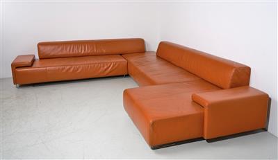 A sofa livingscape from the Lowland series, designed by Patricia Urquiola - Design