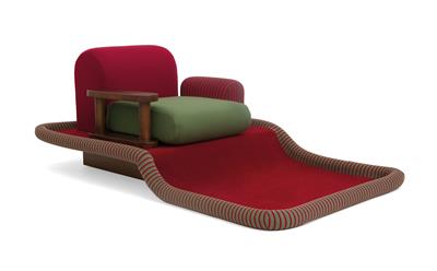 “Tappeto Volante” (“Flying Carpet”) Seating Furniture, designed by Ettore Sottsass, - Design