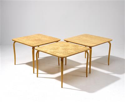 A Set of 3 “Anikka” Sofa Tables Mod. Mi 591, designed by Bruno Mathsson - Design