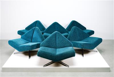 A Set of Six Lounge Chairs, designed by Geoffrey D. Harcourt (attributed to) - Design