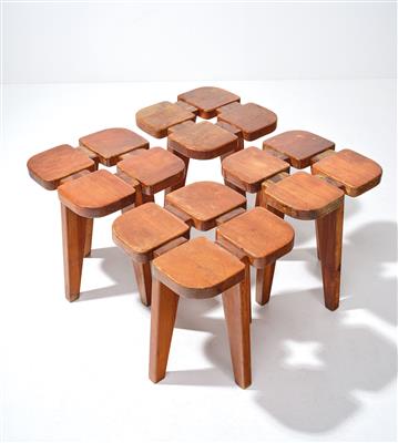 A Set of Four “Apilia” Stools, designed by Lisa Johansson-Pape - Design