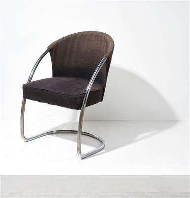 A Tubular Steel Chair, designed by Jacques Adnet - Design