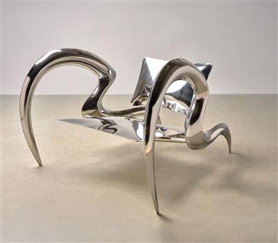 A Unique Stainless Steel Object Mod. “Araneo”, designed and manufactured by Friedrich Schilcher, - Design