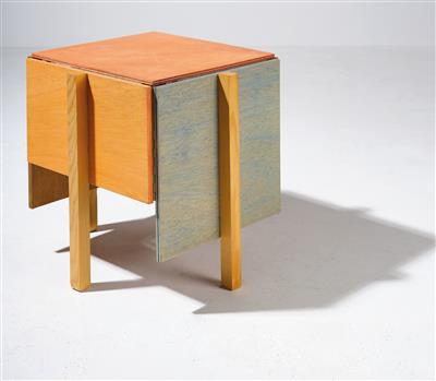 A Unique Untitled Stool / Table from the “Color Blind Date I” Series, designed and manufactured by PRINZpod * (Brigitte Prinzgau and Wolfgang Podgorschek), - Design