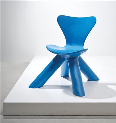 A Unique Seating Object from the ‘Polyester Chairs’ Series, designed and manufactured by Bernhard Hausegger * - Design