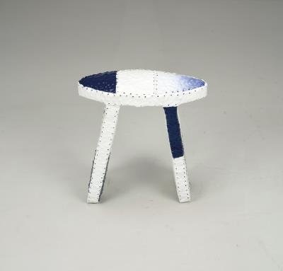 A unique stool “Carry me stool”, designed and manufactured by Nawaaz Saldulker, - Design